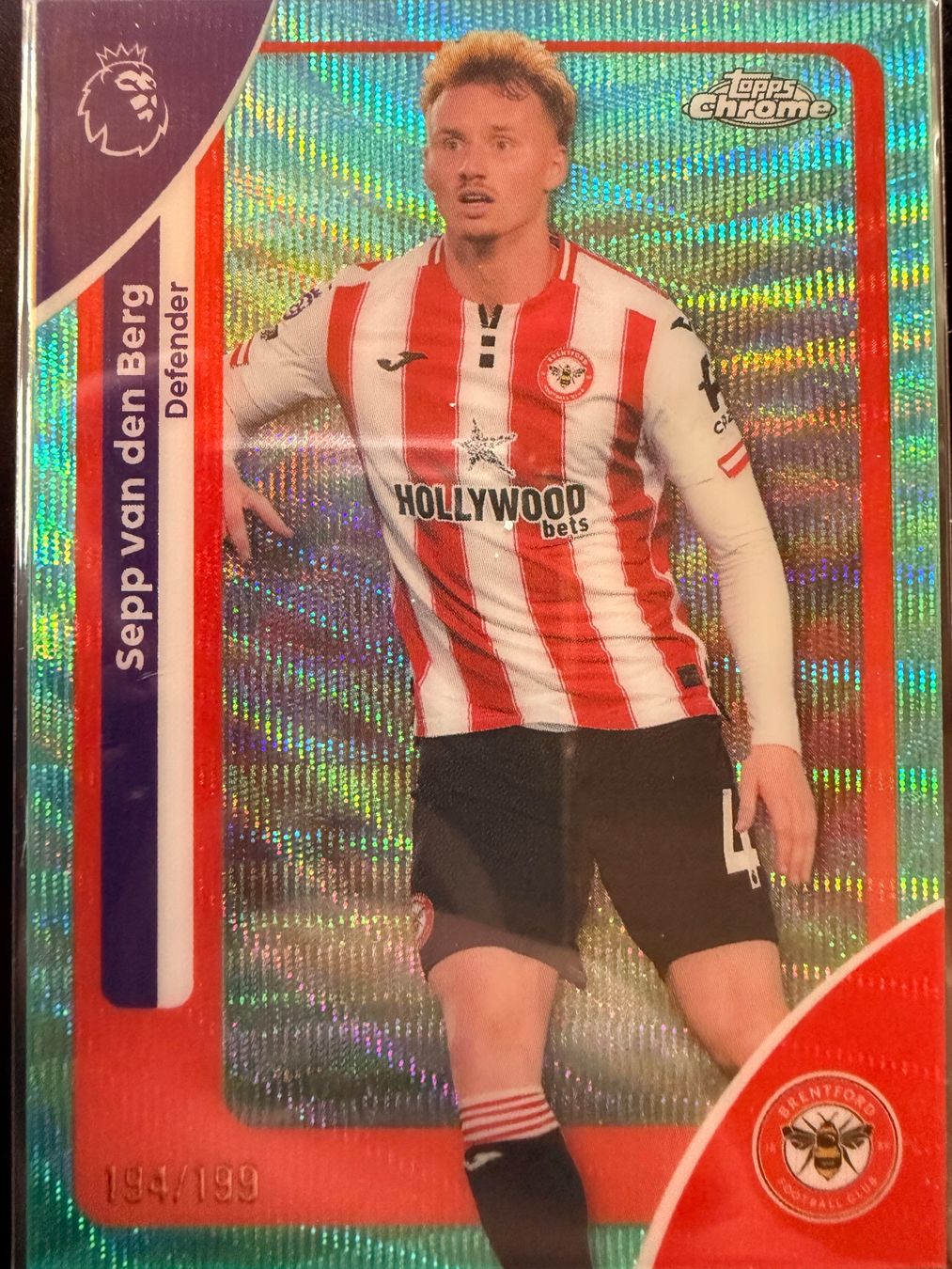 Topps Carte collezionabili: Topps Chrome PL 25/26 - Van den Berg - numbered /199 – Nuovo (secondo la descrizione) da Cheyres venduto da KeK04