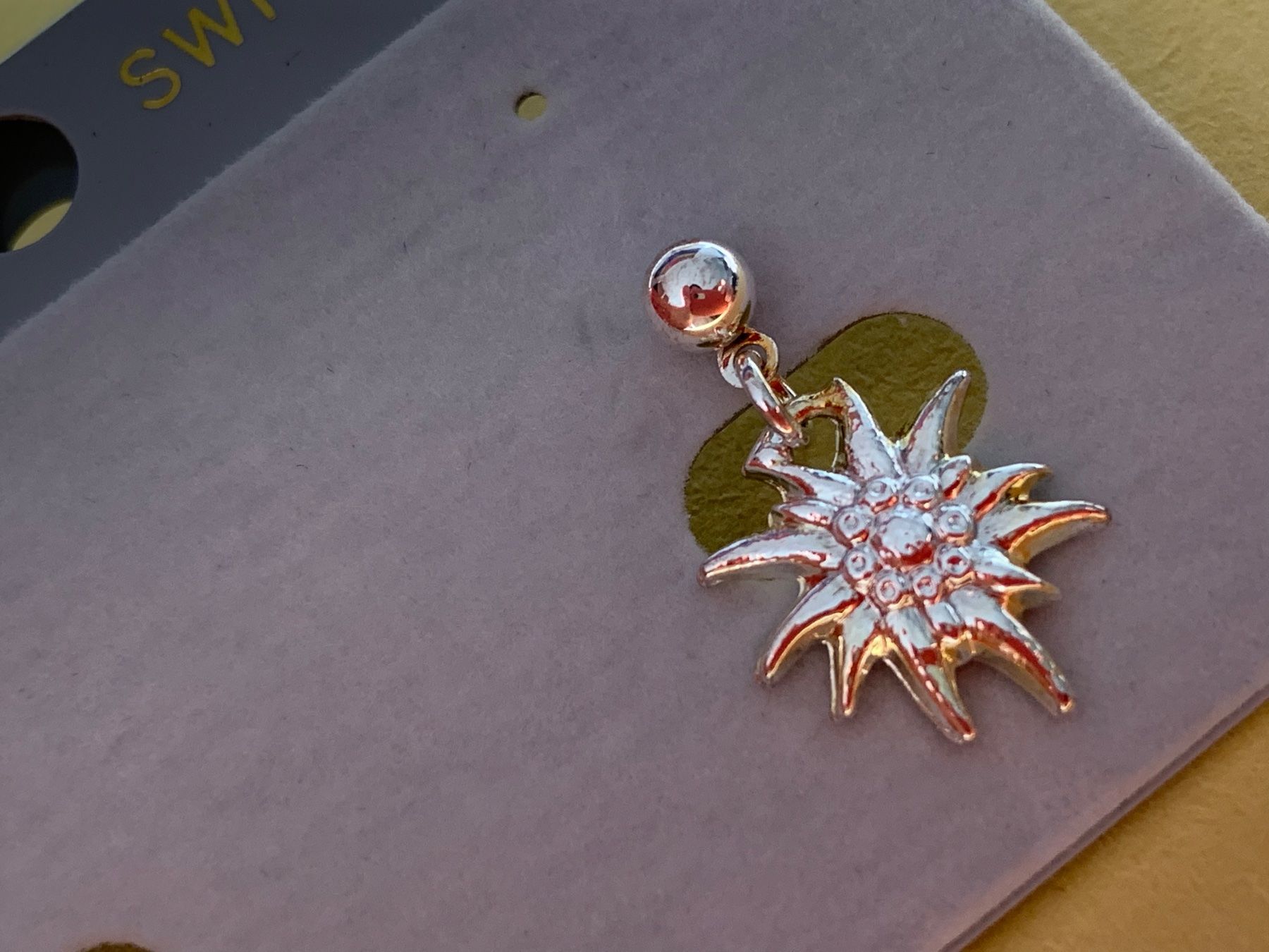 Ohrringe & -stecker: Ohrhänger Edelweiss silbrig – Neu (gemäss Beschreibung) aus Dittingen von Bellevista 2