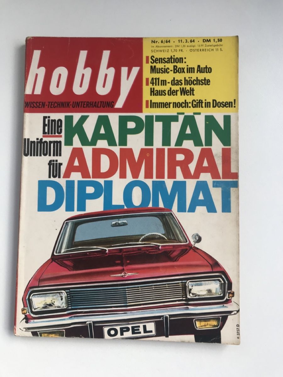 Riviste & Magazine: HOBBY 1964 – Usato da HÄGENDORF venduto da kusi113