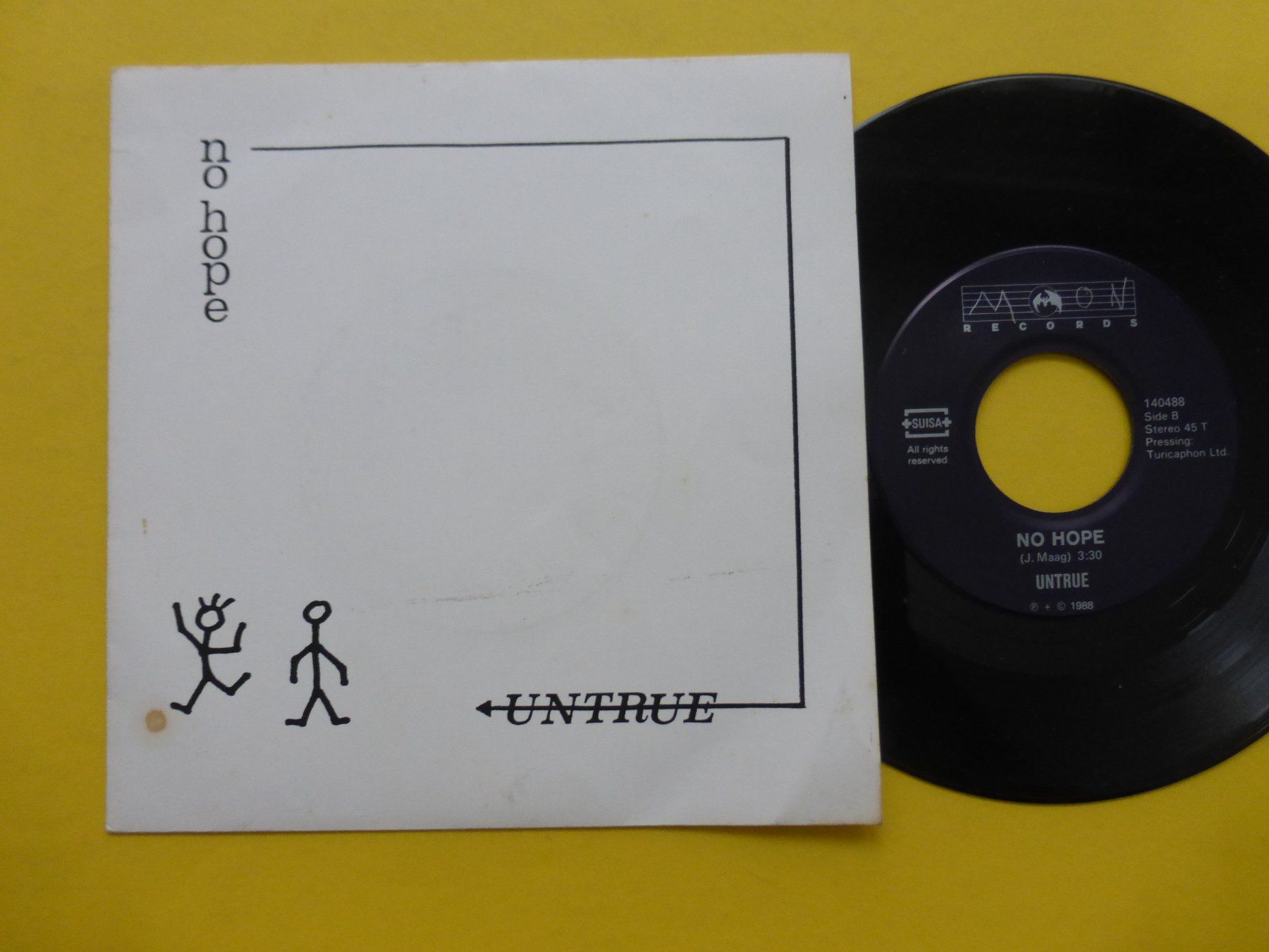 Dischi in vinile: Untrue – No Hope – Usato da Zürich venduto da Swiss57