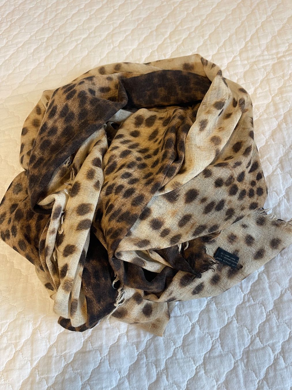 Foulard & Sciarpe: Woll-Schal in Leomuster – Usato da Zizers venduto da sarah_1987 3