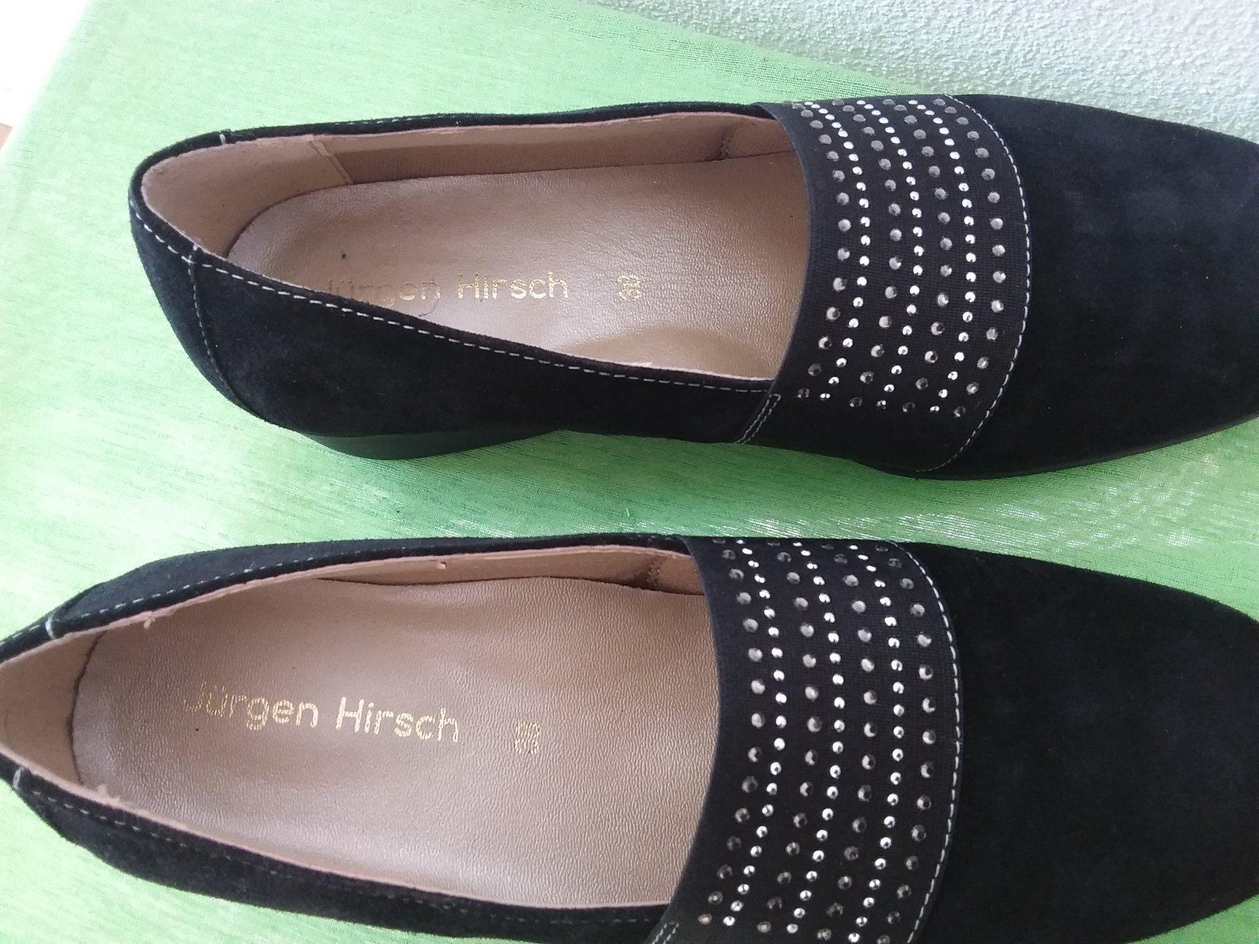 Scarpe da donna: JÜRGEN HIRSCH Neue Slipper mit Glitzer, Gr 38 – Usato da Uitikon Waldegg venduto da Risibisi7 3