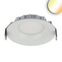 LED Einbaustrahler, Weiss, IP42, 10 cm Ø
