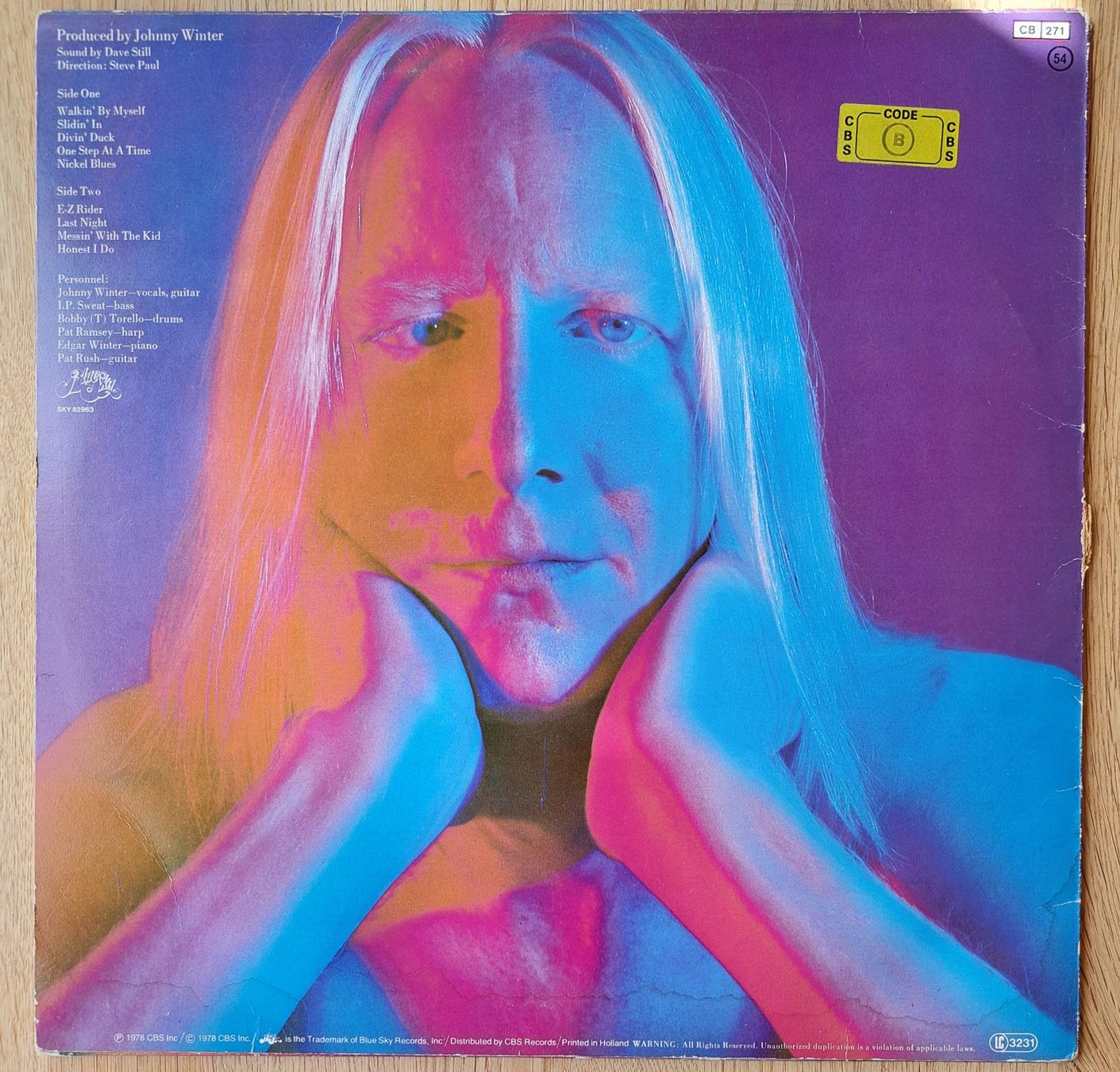 Dischi in vinile: Johnny Winter - White, Hot & Blue – Usato da Meggen venduto da Ricardokoch 1