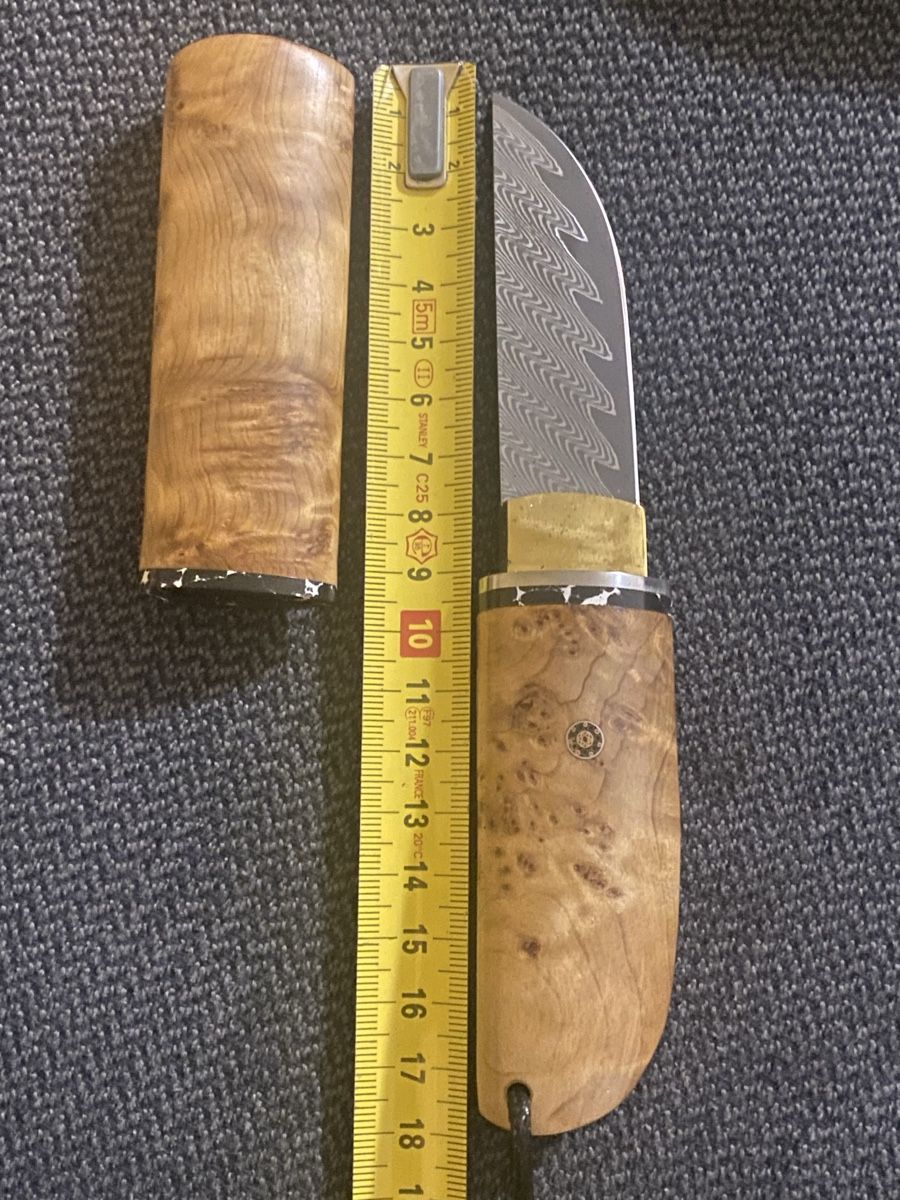 Accessori: Geschmiedeter kleiner Tanto mit Stoffbeutel – Nuovo e nell'imballaggio originale da Berikon venduto da Samurai67ch 7