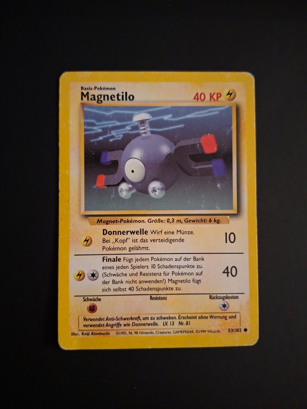 Pokémon Carte collezionabili: Magnetilo #53 Base Set DE – Usato da Biasca venduto da Sara_Poke123