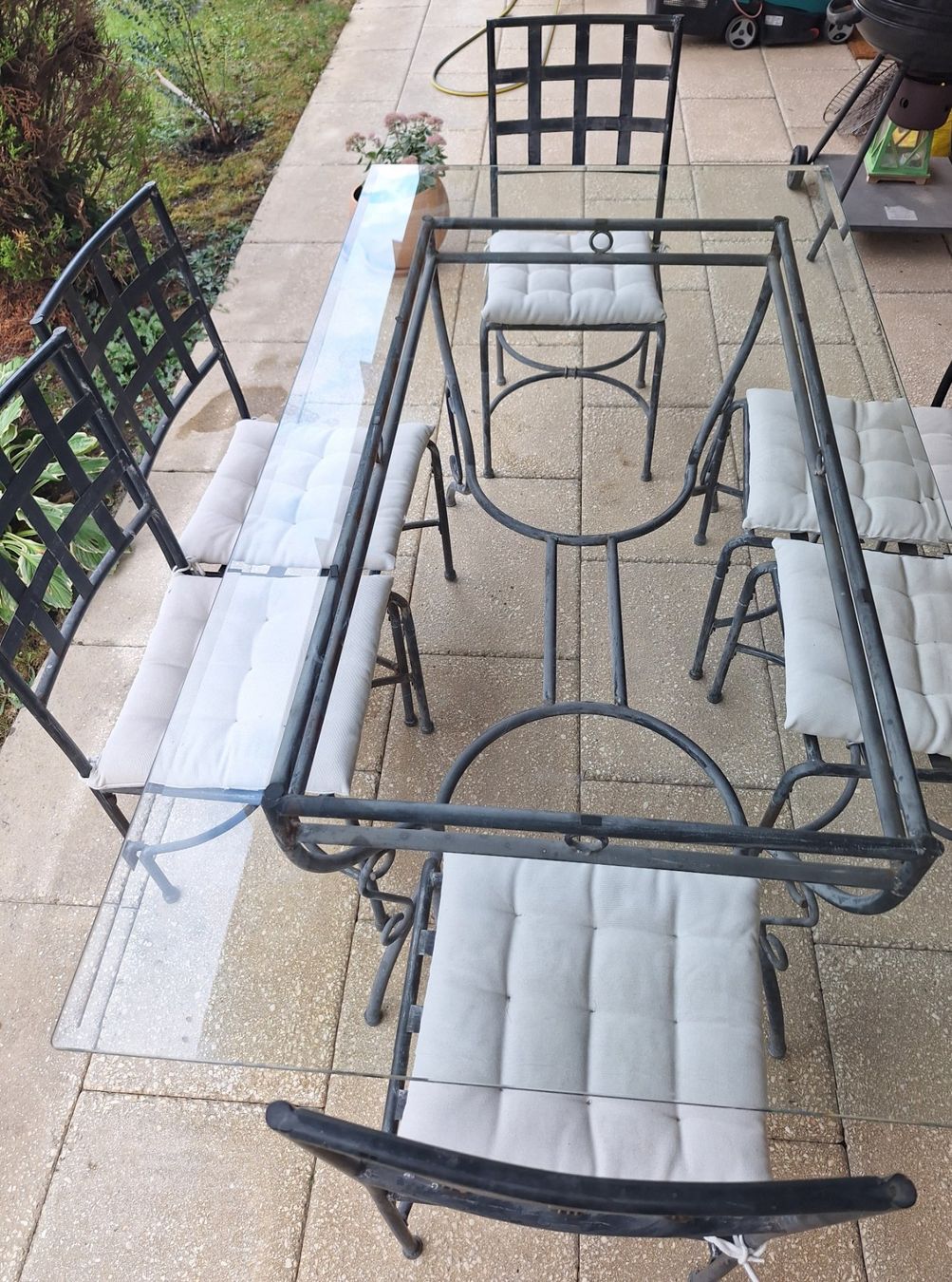 Tische: Gartentisch aus Metall - shabby chic – Gebraucht aus Dietikon von lizzy010 2