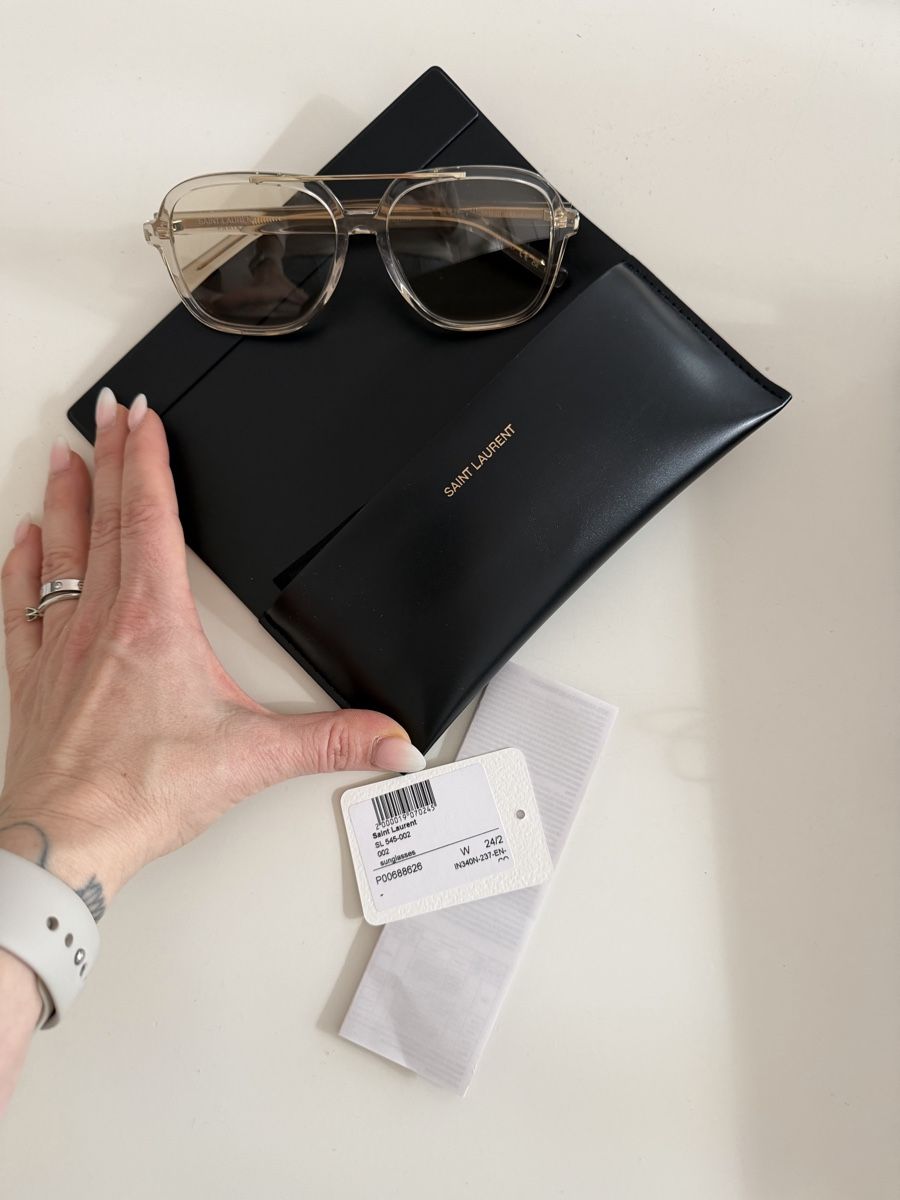 Saint Laurent Occhiali & Lenti: SAINT LAURENT Aviator-Sonnenbrille – Nuovo (secondo la descrizione) da Solothurn venduto da Vintage87 3