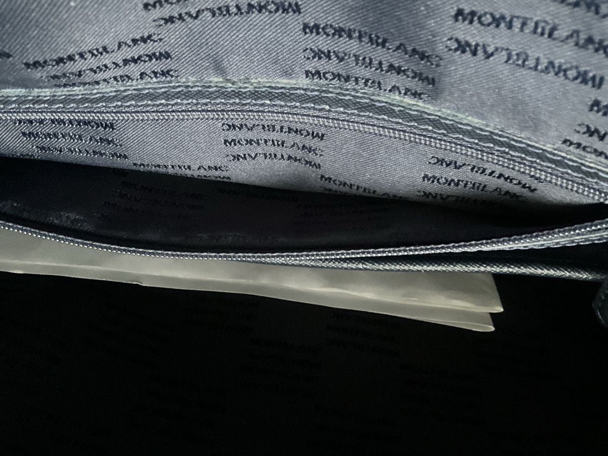 Montblanc Borse: Montblanc Case blau – Usato da Seon venduto da Trail 5