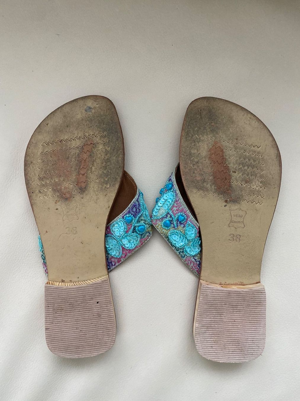 Cube Scarpe da donna: SUMMERTIME - stylische Flip-Flops mit Décor, türkis, 38 – Usato da Winkel venduto da ferrari2022 8