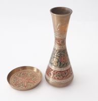 Messingvase aus Pakistan - Vase en laiton Pakistan