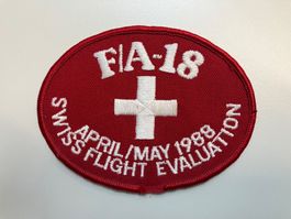 Badge  Swiss flight evaluation April/May 1988