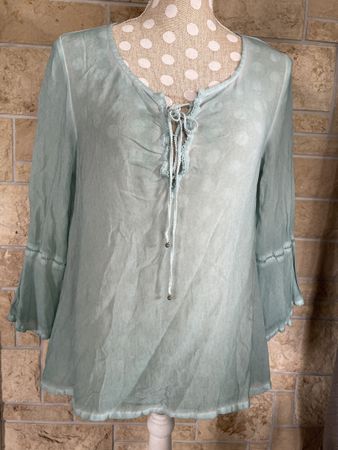 Nile Atelier Damenbluse, Gr.S Acua-mint, Sommer Top Zustand