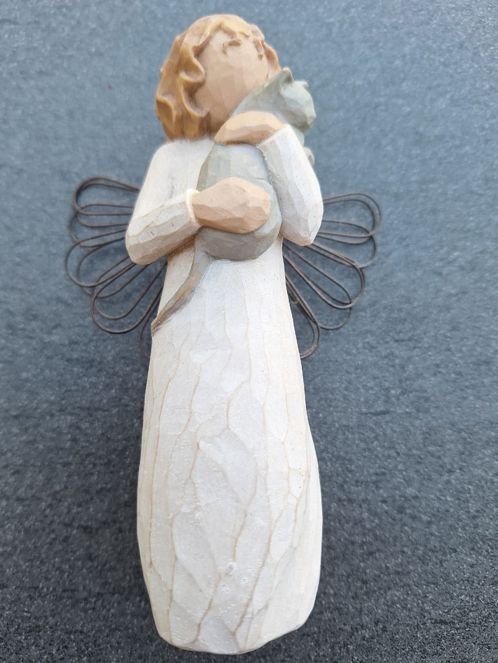 Willow Tree Statuette: Willow Tree Figur With Affection Engel mit Katze Top – Usato da Sempach Station venduto da Feuersalamander69