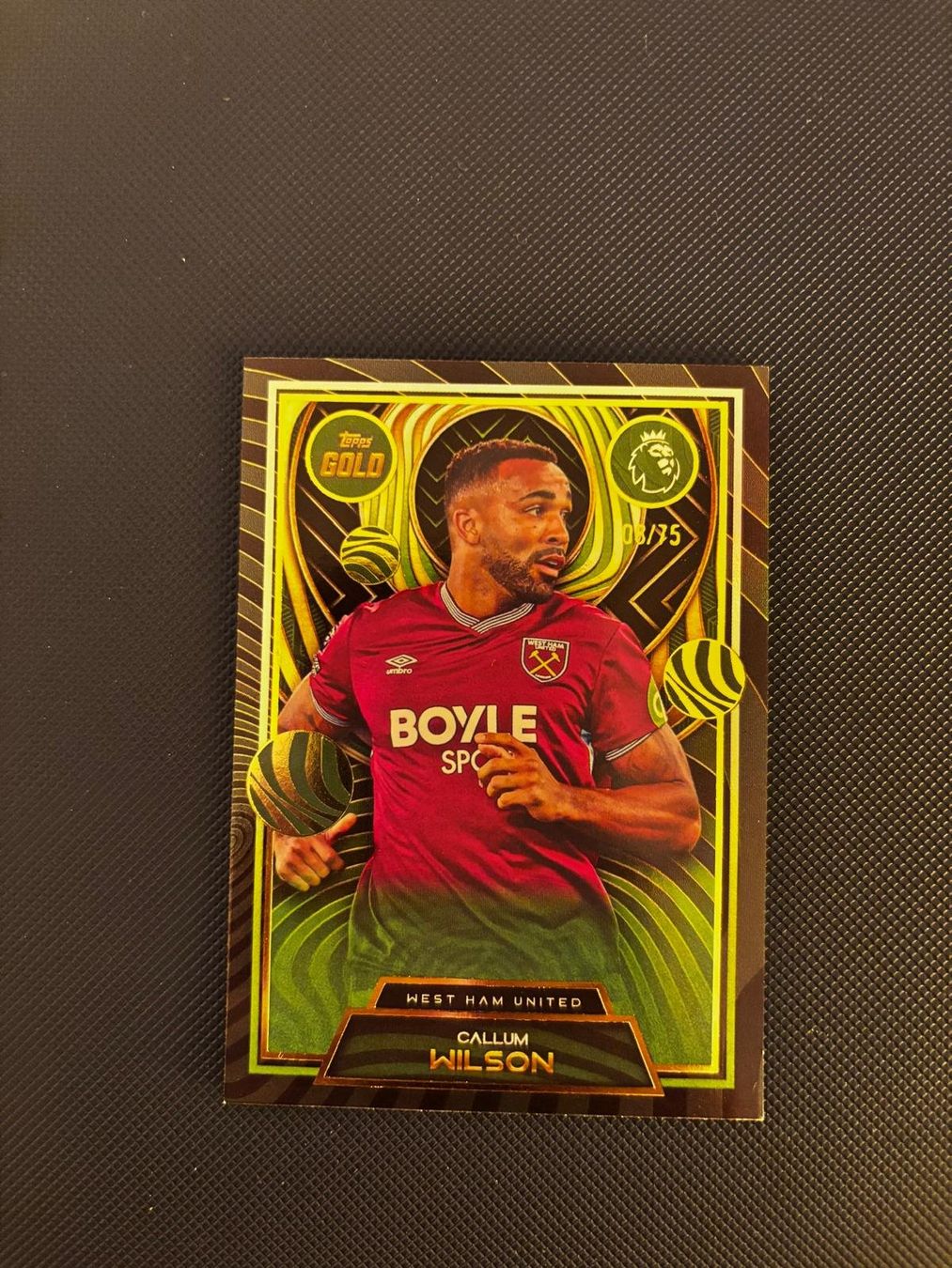 Topps Carte collezionabili: Topps Gold Callum Wilson 08/75 Current Stars Parallel – Nuovo (secondo la descrizione) da Châtelaine venduto da Nico_Este