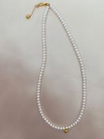baby Süsswasserperlen Kette 18k Gold