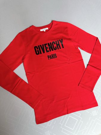 Givenchy Kids Red Long Sleeve Top Size 12 - Excellent!