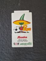Vintage Bata Fussball-WM Aufkleber "Pique" aus den 80ern