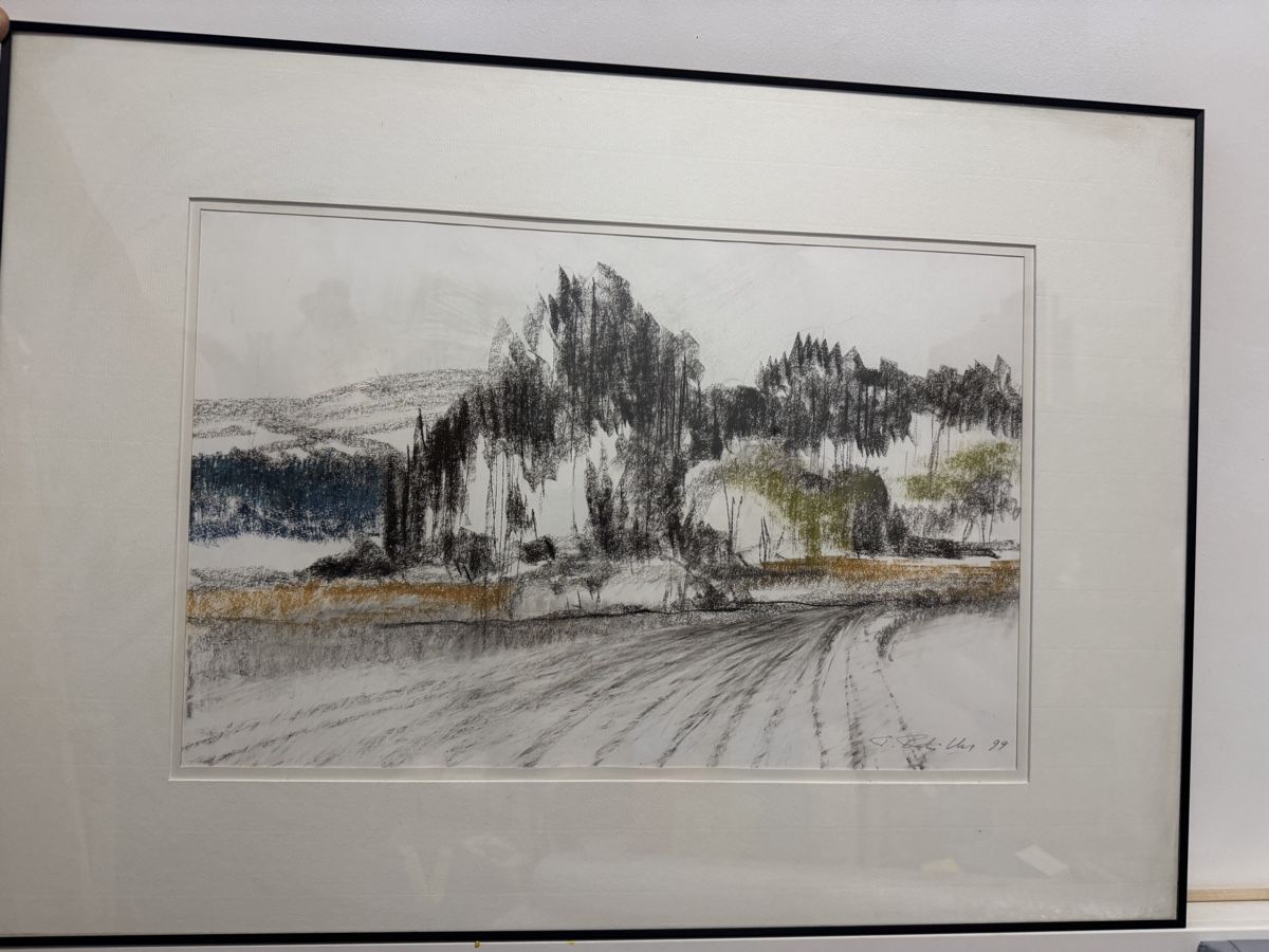 Gemälde: Pierre Bataillard PIED DU JURA 1999 Original Framed Signed – Gebraucht aus Morges von SevArt 1