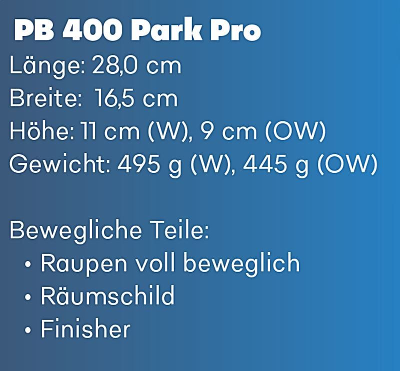 Modellbausätze & Standmodelle: PistenBully 400 "Park Pro" Modell 1:32 – Neu und originalverpackt aus Wettingen von Swala 4