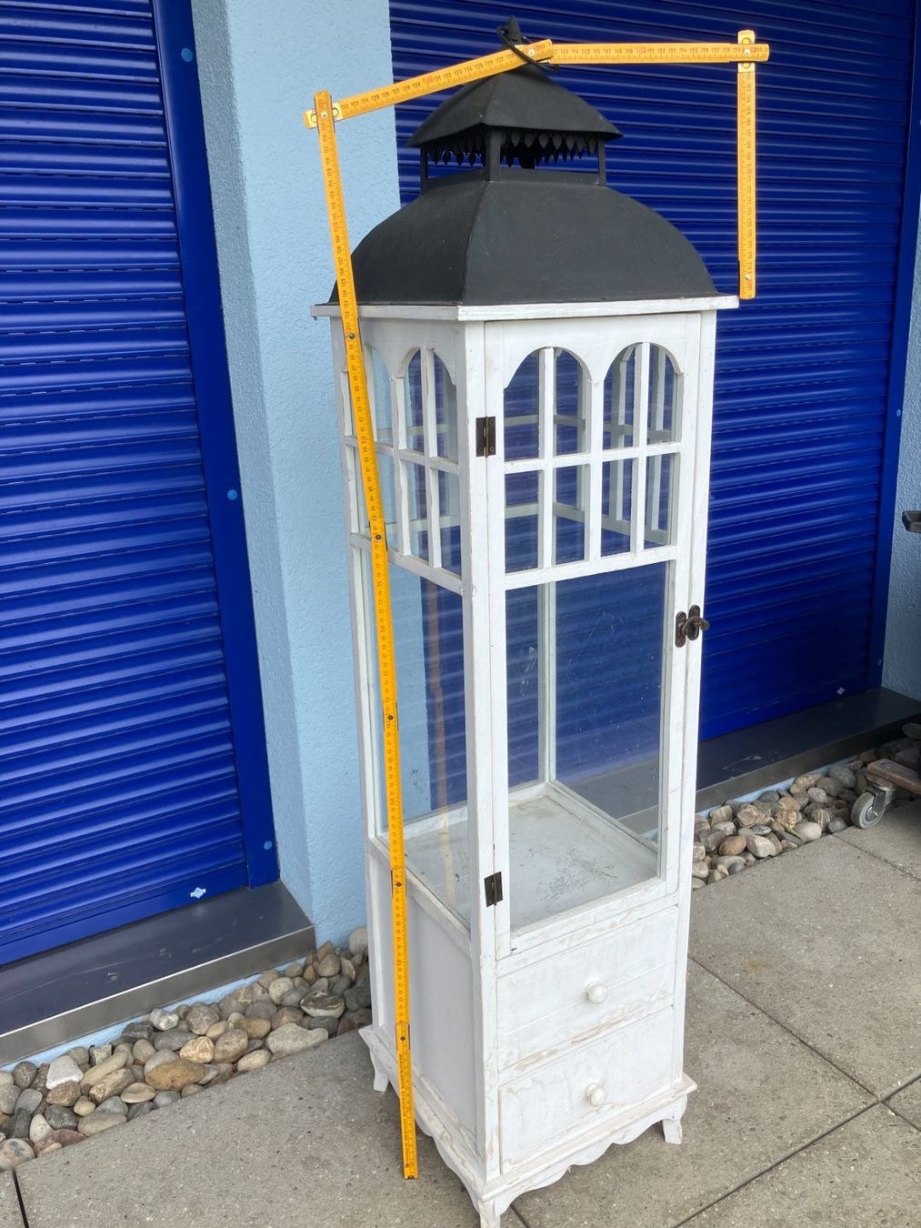 Vetrine: Vitrine weiss Shabby Chic, mit Schubladen – Usato da Tann venduto da Urj