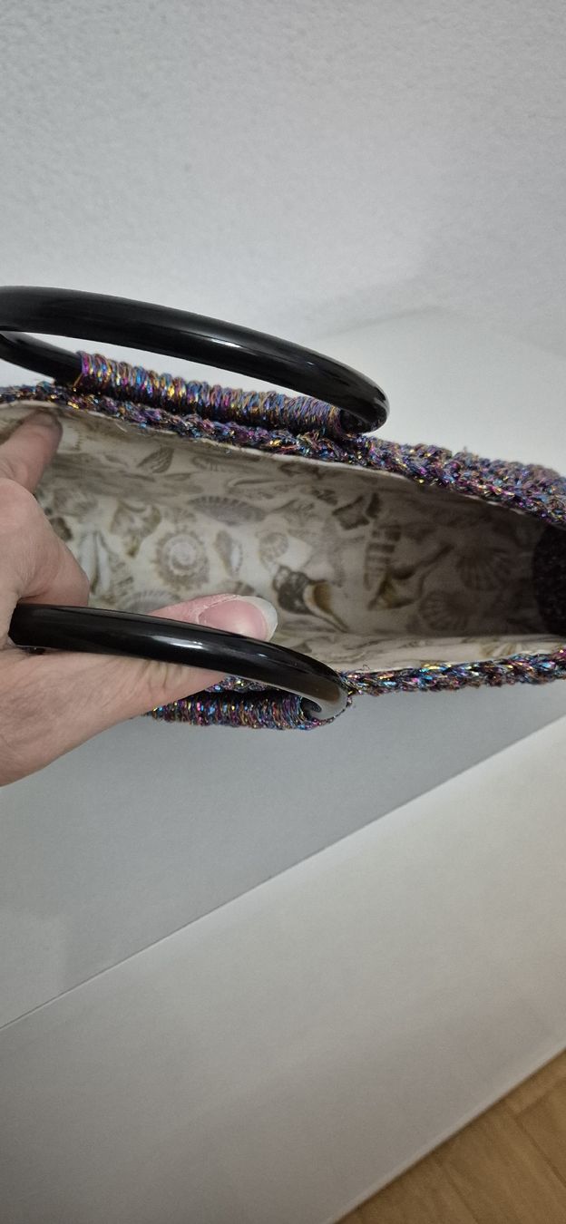 Sacs femmes: Handgemachte Tasche RAINBOW mit Glitzerfäden – Neuf avec emballage d'origine à Ittigen par ann_6qvq 4