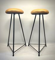 Vintage Atelier Stühle Leder ca. 1950–70
