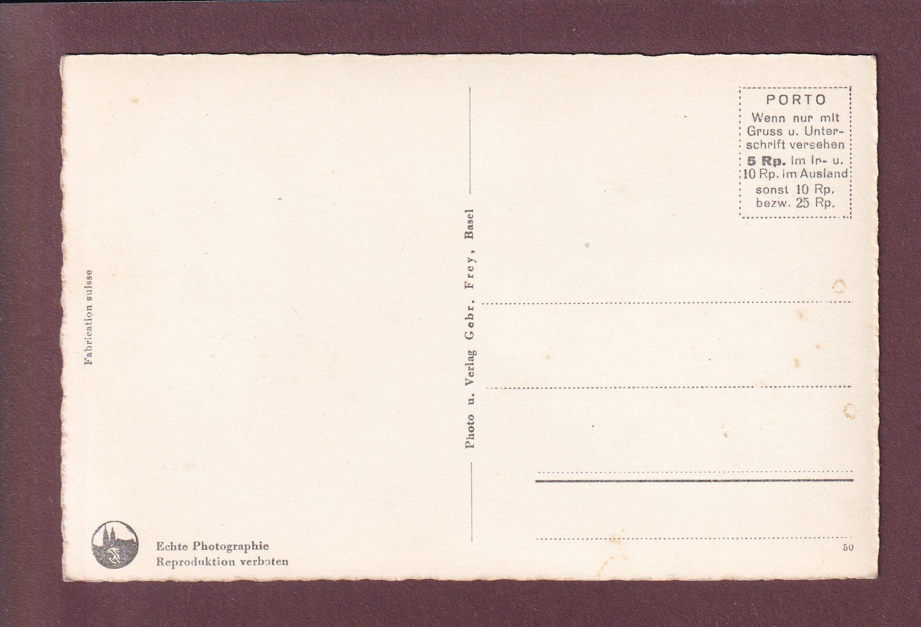 Cartoline postali: BASEL - Spazierweg am Rhein – Usato da Pully venduto da nicecards 1
