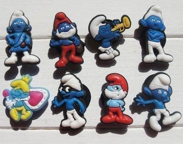 Tutte le decorazioni: Smurf Schtroumpf: 8 shoecharms jibbitz – Nuovo e nell'imballaggio originale da Lutry venduto da kylab7