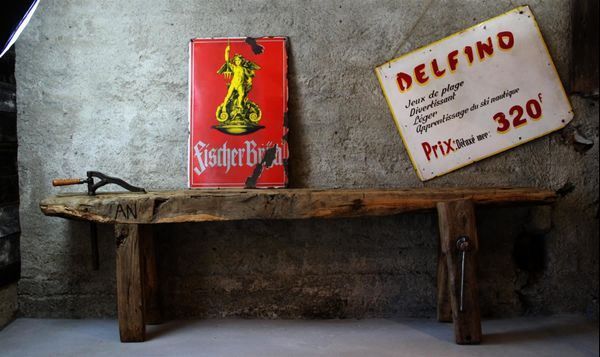 Insegne: "Jeu de plage" Strandschild  Presspappe – Usato da Birrwil venduto da brandschatz_birrwil 4