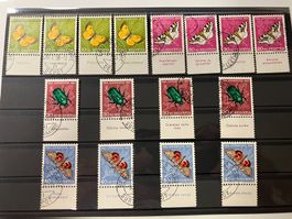 Pro Juventute mit Tabs 1957, gestempelt, KP 176.--