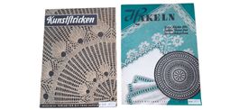 Kunststrickeln Häkeln - 2 Hefte 1950er