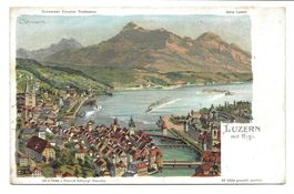 Luzern - Stadt - Rigi - Schlumpf-Litho No 2234 - um 1900