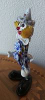Murano Clown Figur aus Glas, bunt, 24 cm hoch