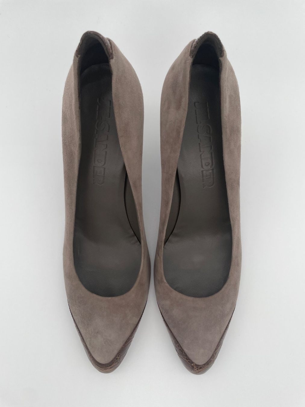 Jil Sander Scarpe da donna: Jil Sander Suede Pump EU 39 Braun – Usato da Zürich venduto da shoe_shop 4
