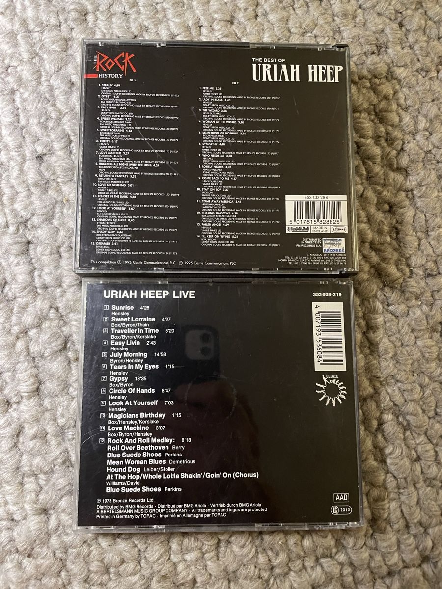CDs: 2x Uriah Heep – Gebraucht aus Reinach AG von trigger7811 2