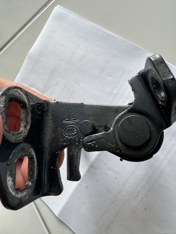 Türscharnier Links vorne Oben und unten für Tesla Model S (Gebraucht