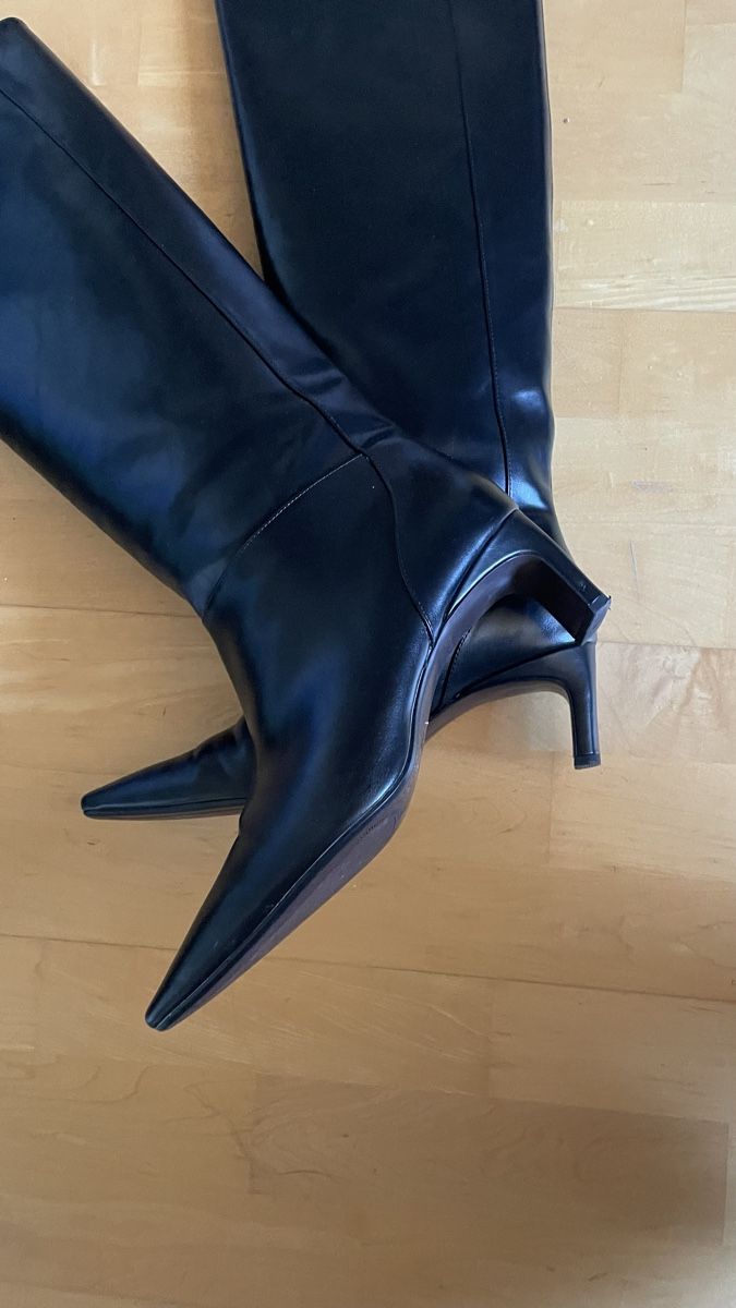Zara Scarpe da donna: ZARA Stiefel mit breitem Absatz – Nuovo (secondo la descrizione) da Bern venduto da jojoo.e 1