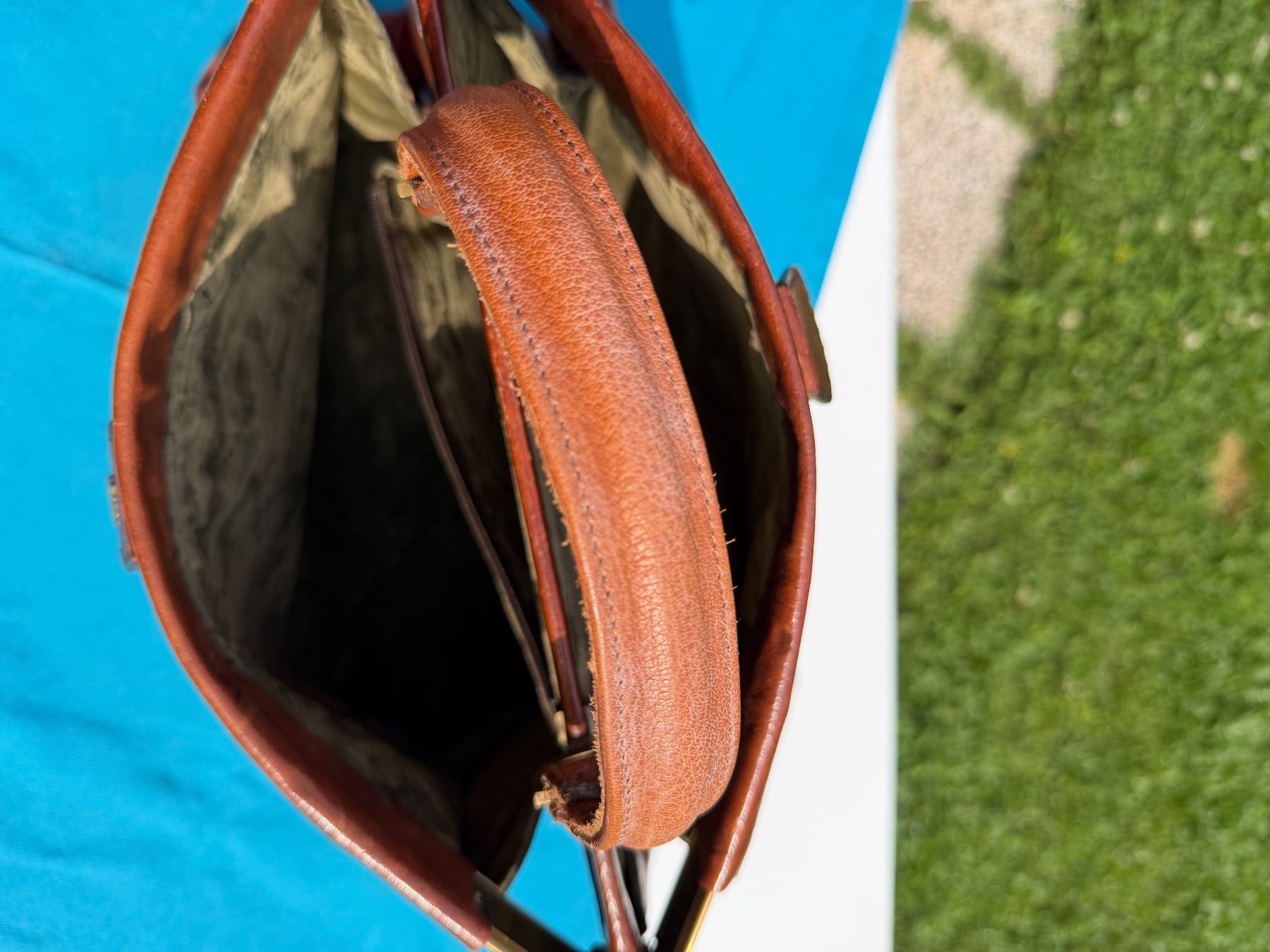 The Bridge Borse: Vintage Ledertasche von The Bridge - Braun – Usato da Cugnasco venduto da tizianaq 2