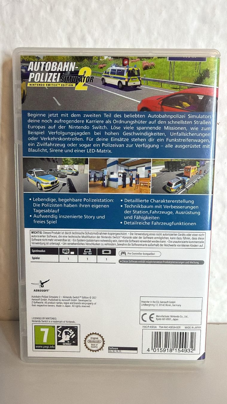Giochi: Autobahn Polizei Simulator 2 Nintendo Switch - Top Zustand! – Usato da Ehrendingen venduto da lax21 1