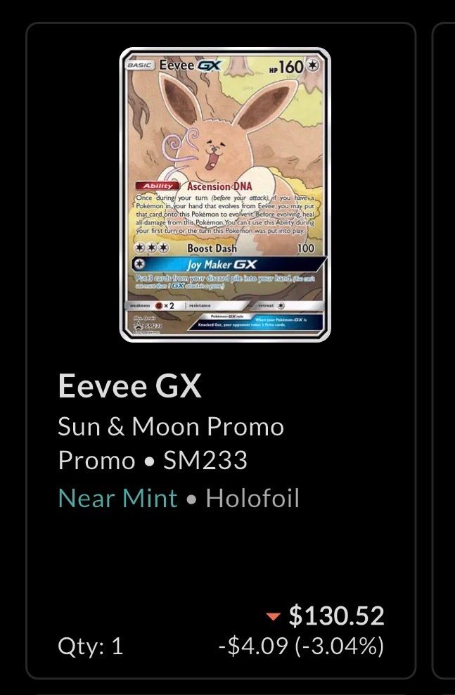 Pokémon Carte collezionabili: Pokémon Eevee GX – Usato da Jonen venduto da 20Sean07 2