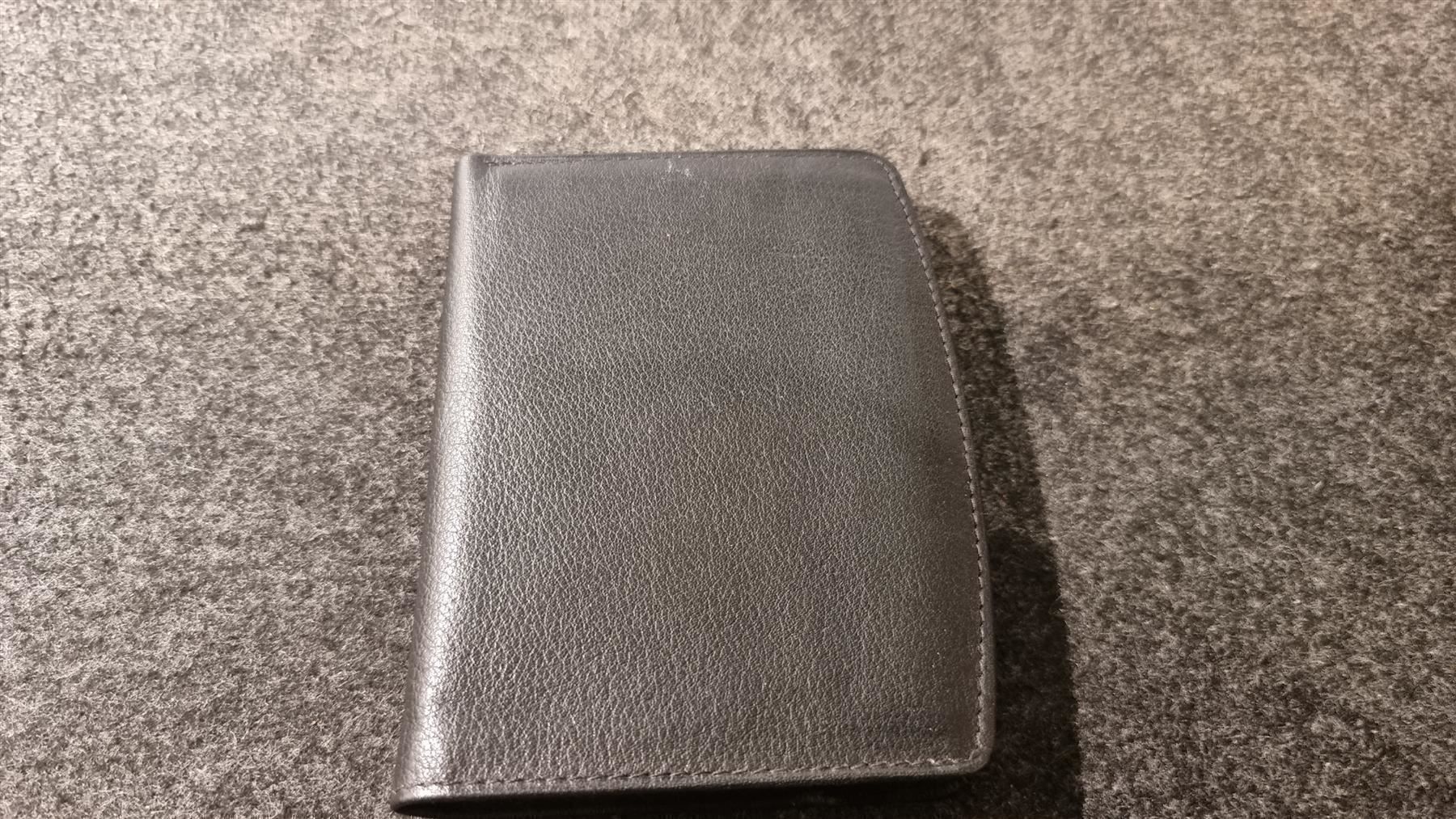 Brieftaschen: Portemonnaie Leder in schwarz – Neu (gemäss Beschreibung) aus Rebstein von James-Dean