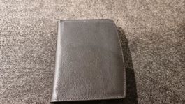 Portemonnaie Leder in schwarz
