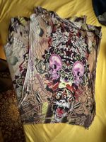 Vintage Ed Hardy Christian Audigier Seidenschal