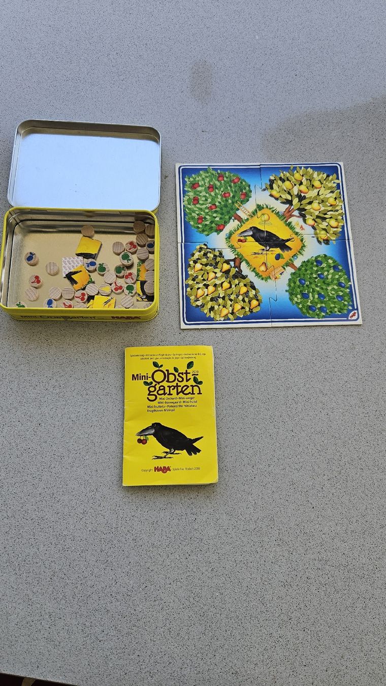 Haba Giochi: HABA Mini Obstgarten Spiel. – Usato da rain venduto da Bbaumli