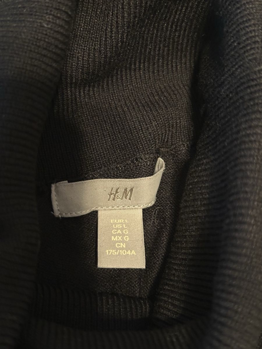 H&M Maglioni & Felpe: H&M Rollkragenpullover, Grösse L, Schwarz, neu – Nuovo (secondo la descrizione) da Eglisau venduto da Brewster1 3