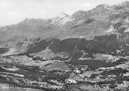 Valbella–Lenzerheide (GR) Gesamtansicht des Alpengebietes G