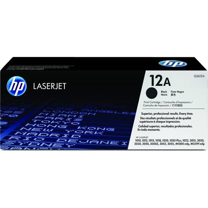 Hewlett Packard Druckerpatronen & Toner: HP 12A Black – Neu und originalverpackt aus Ecublens VD von Netfinity