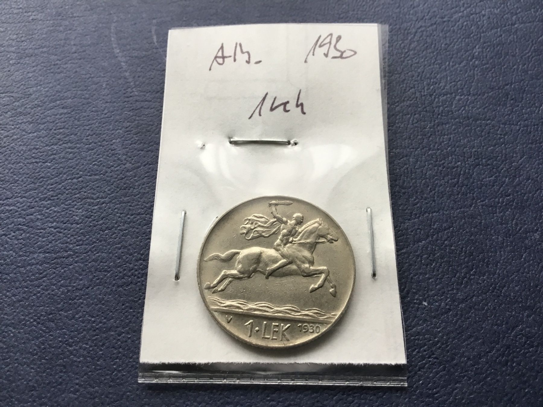 Tutti le monete: 1 LEK Albanien 1930 VZ – Usato da St. Margrethen SG venduto da alfapeugeot10 3
