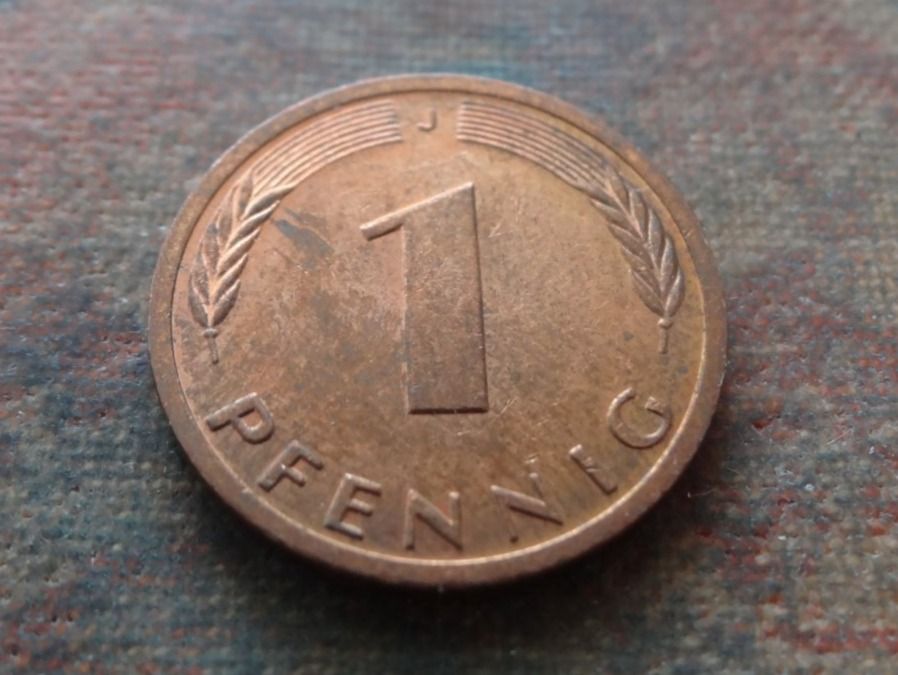 Tutti le monete: DEUTSCHLAND 1 Pfennig 1994 – Usato da Romanel-sur-Lausanne venduto da Swift13 1